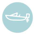 Shuttle boat icon