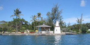 The lighthouse at Moku o Loʻe